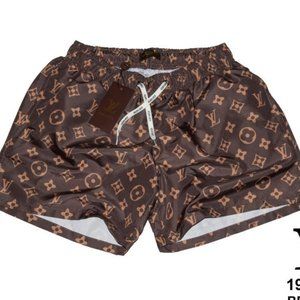 LOUIS VUITTON MEN'S BROWN COLOR SEA SHORT (L)
